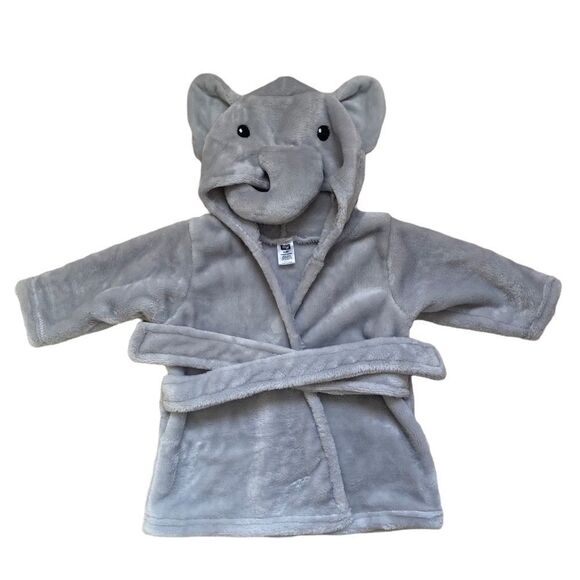 HB | Elephant Night Robe, Size 0-9M - Picture 1 of 4